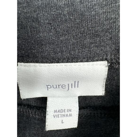PureJill wide leg pants gray size L - Picture 3 of 6